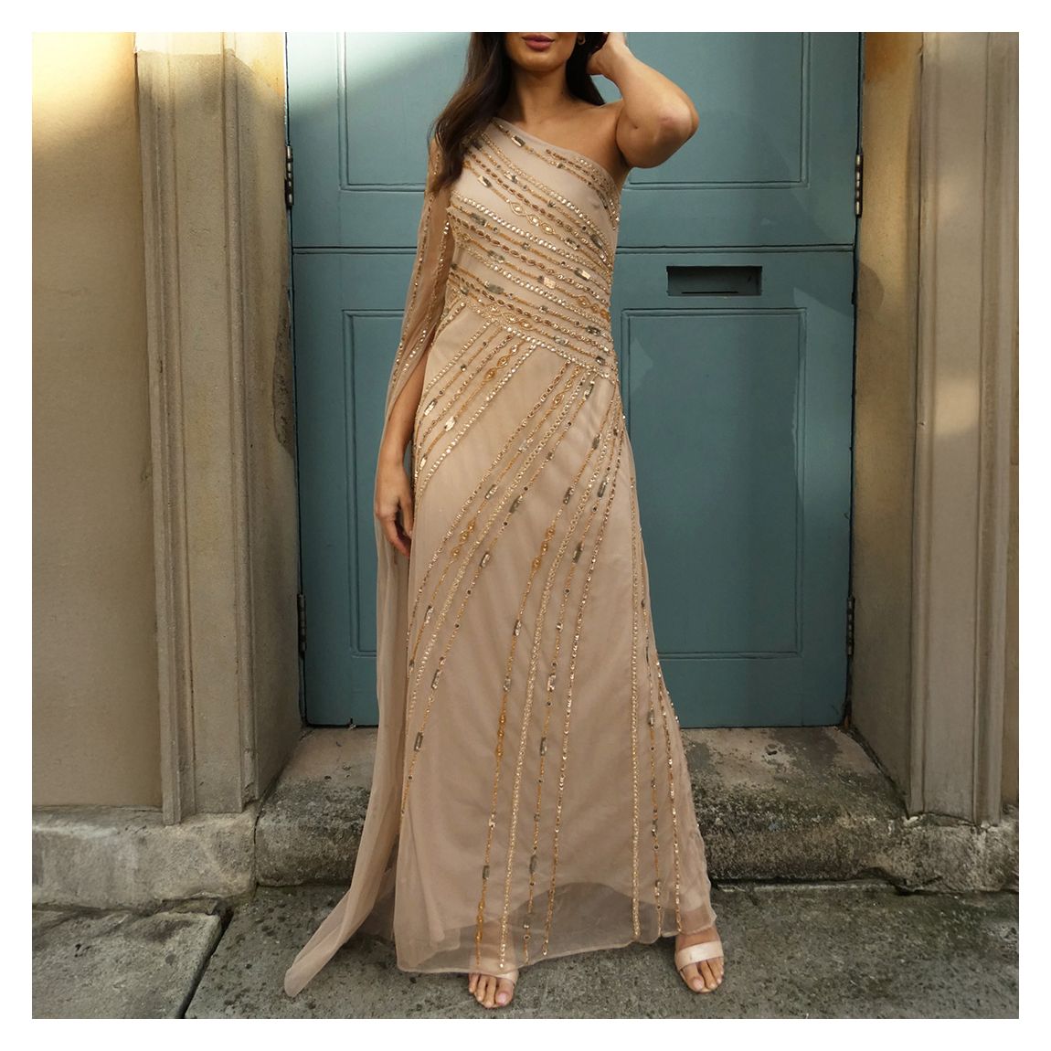 Nude Kalina Gown main product photo
