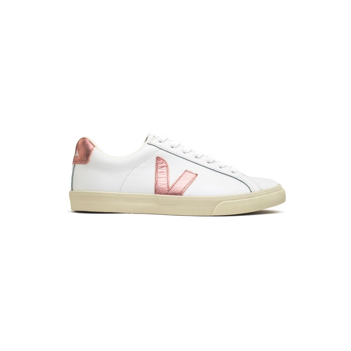 Women's White/Rose Gold Esplar Trainers main product photo