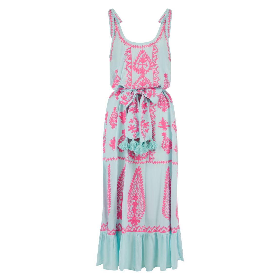 Atzaro Dress Aqua main product photo