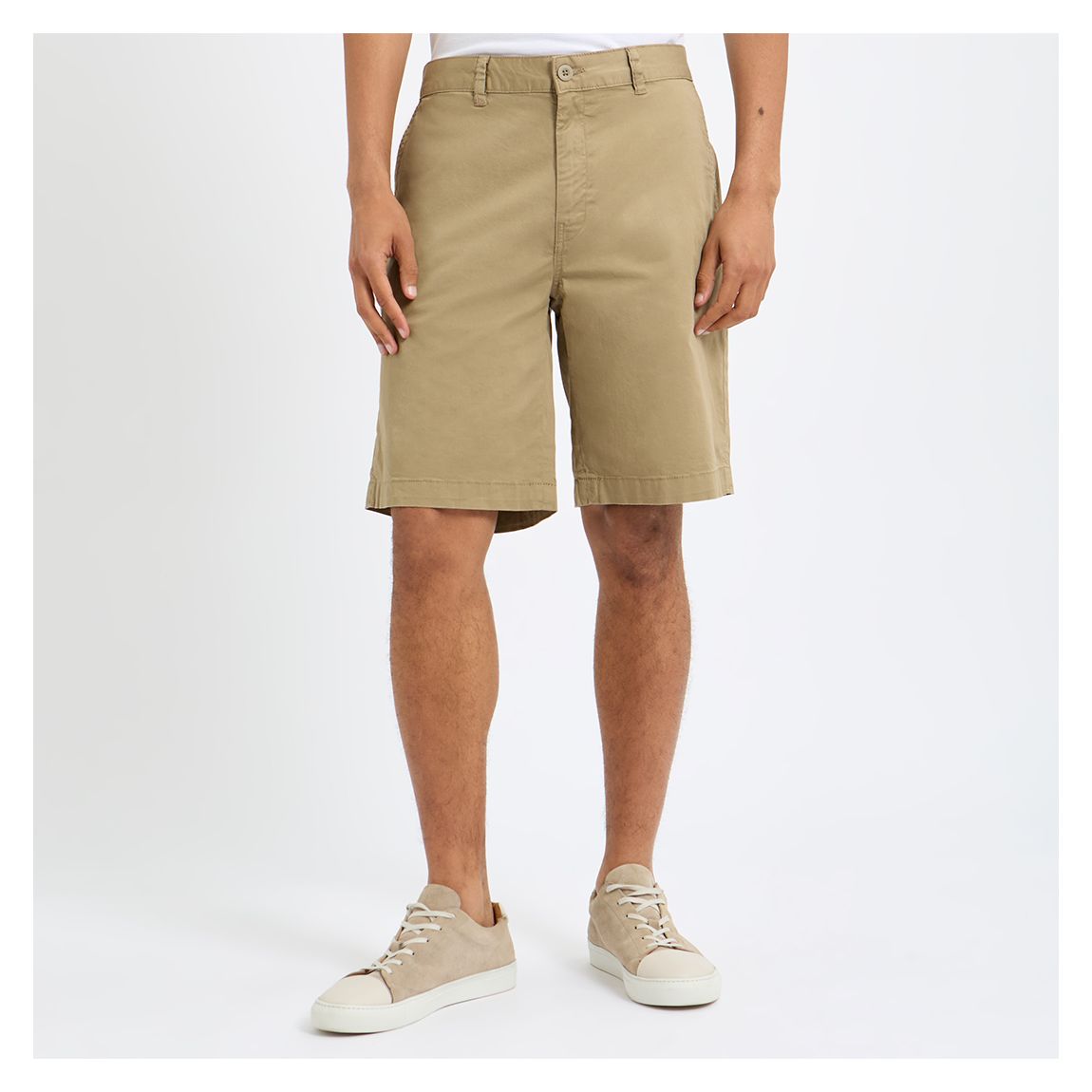Stone Cotton Twill Chino Shorts main product photo