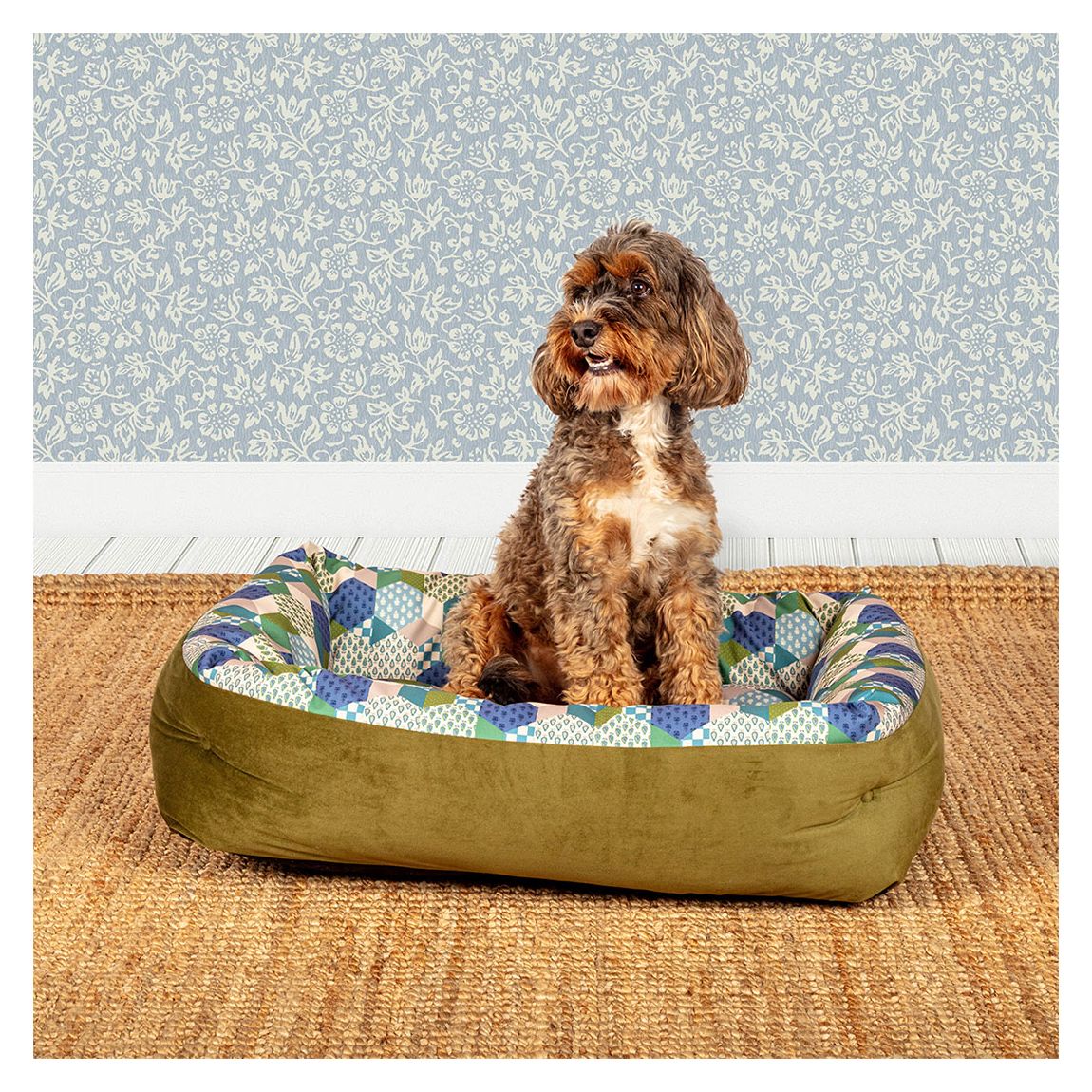Laura Ashley Large Thistle Patchwork Lounger main product photo