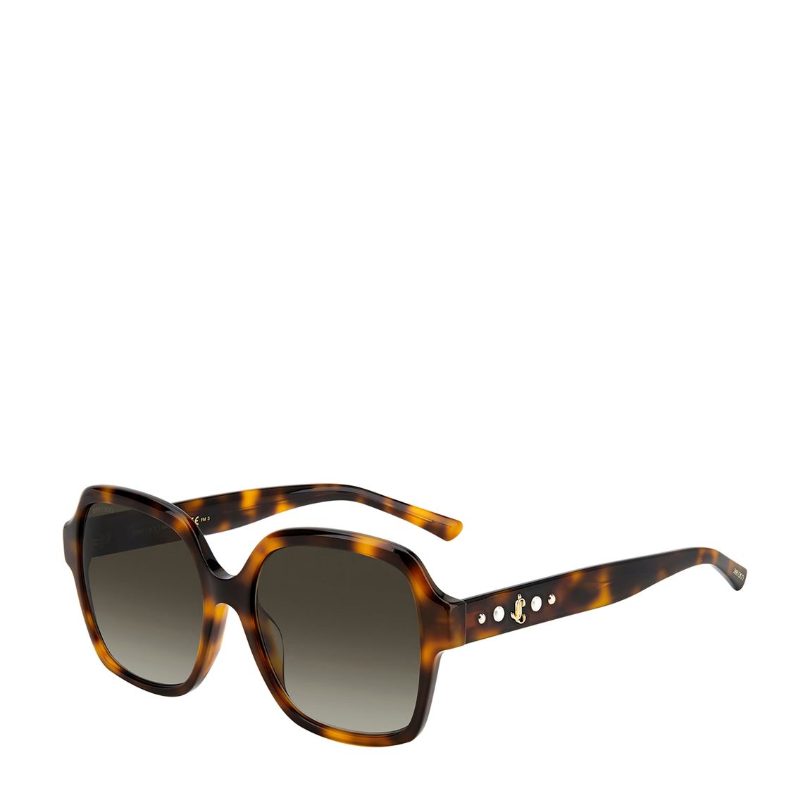 Women's Havana Brown Lens Rella Sunglasses 55mm main product photo