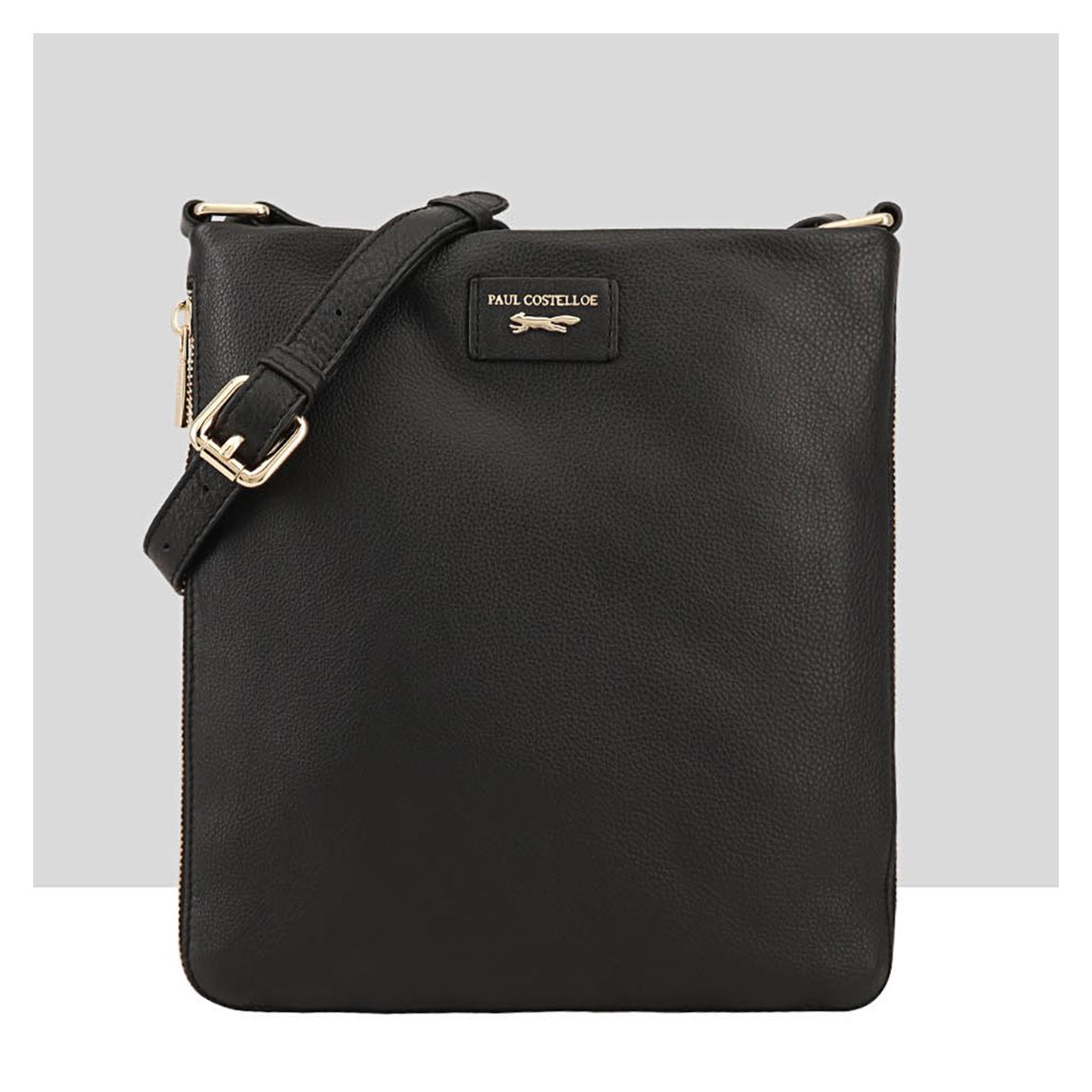 Jet Black Laterale Crossbody Bag main product photo