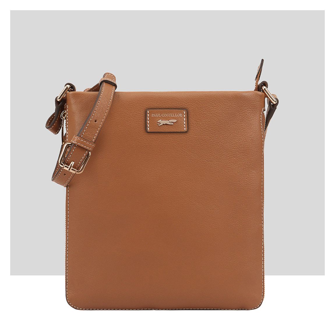 Tan Chipmunk Laterale Crossbody Bag main product photo