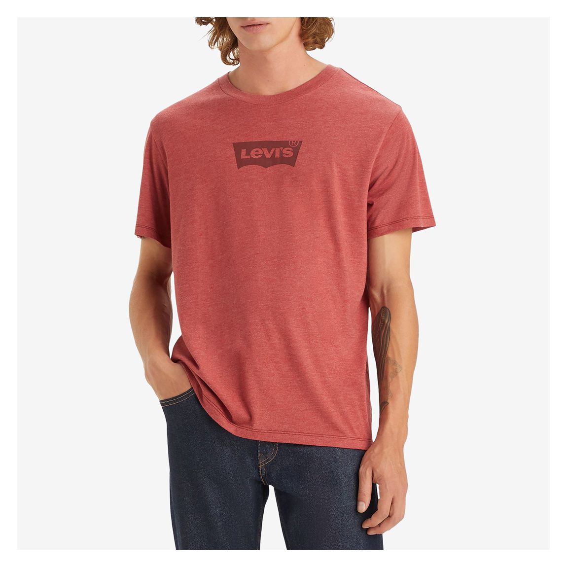 Red Graphic Crew Neck T-Shirt main product photo
