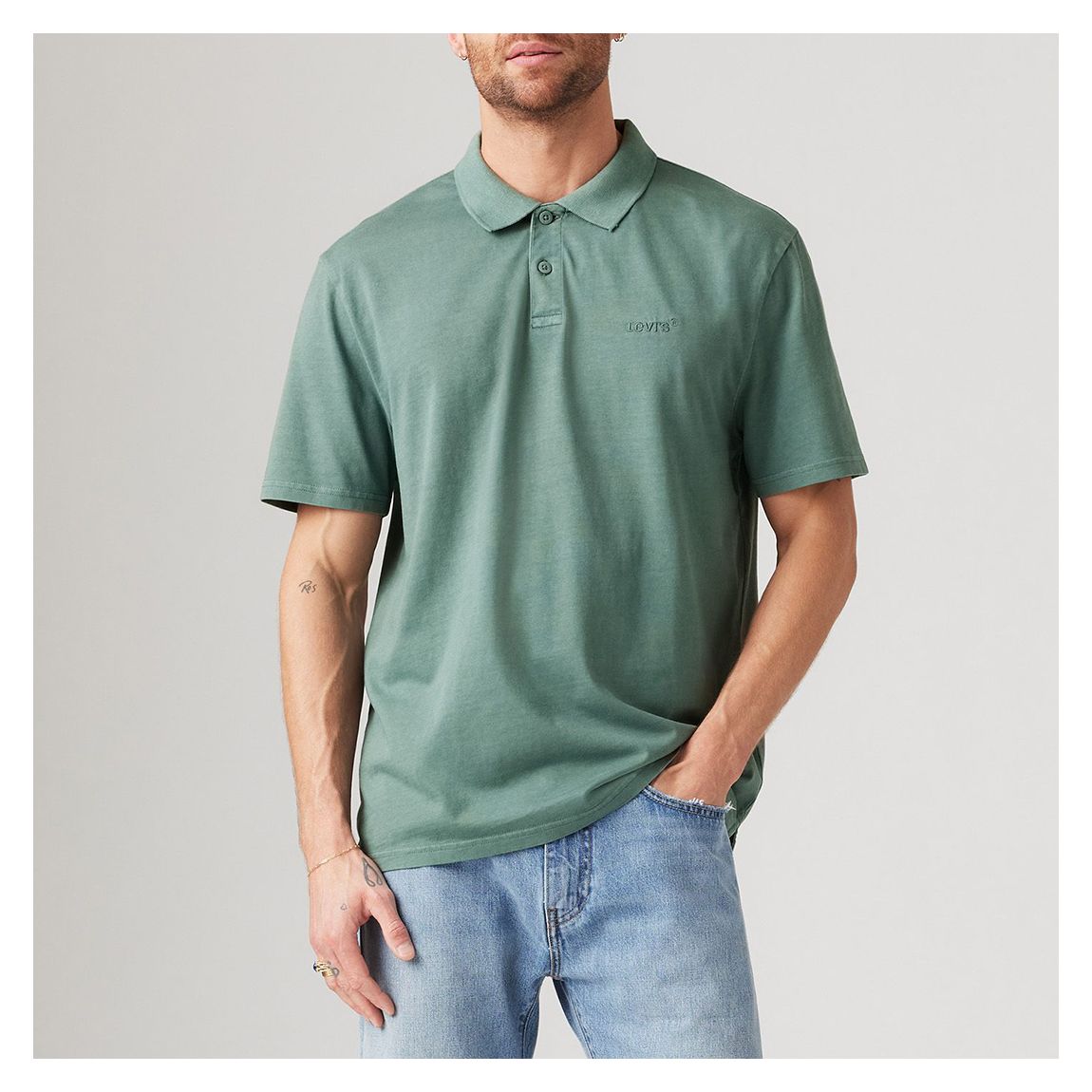 Teal Authentic Cotton Polo Shirt main product photo