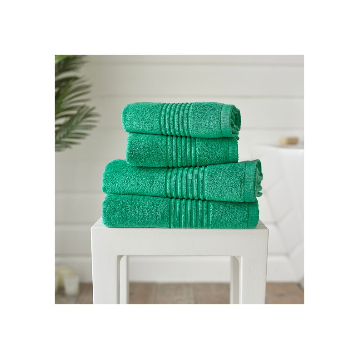 Quik Dri Cotton Bath Sheets Emerald main product photo