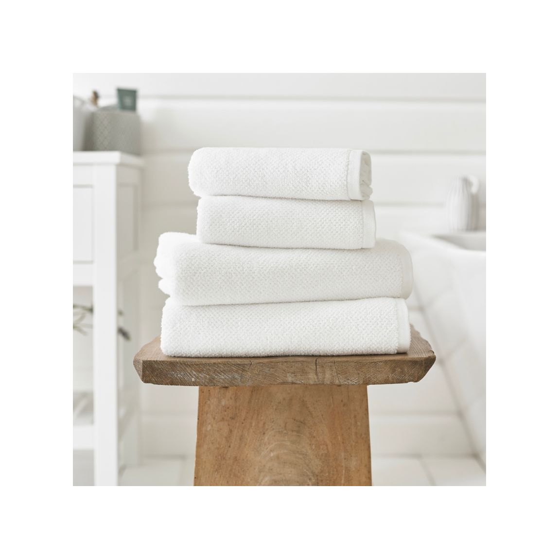 Romeo Luxury Textured Quik Dri 100% Cotton Bath Sheet White main product photo