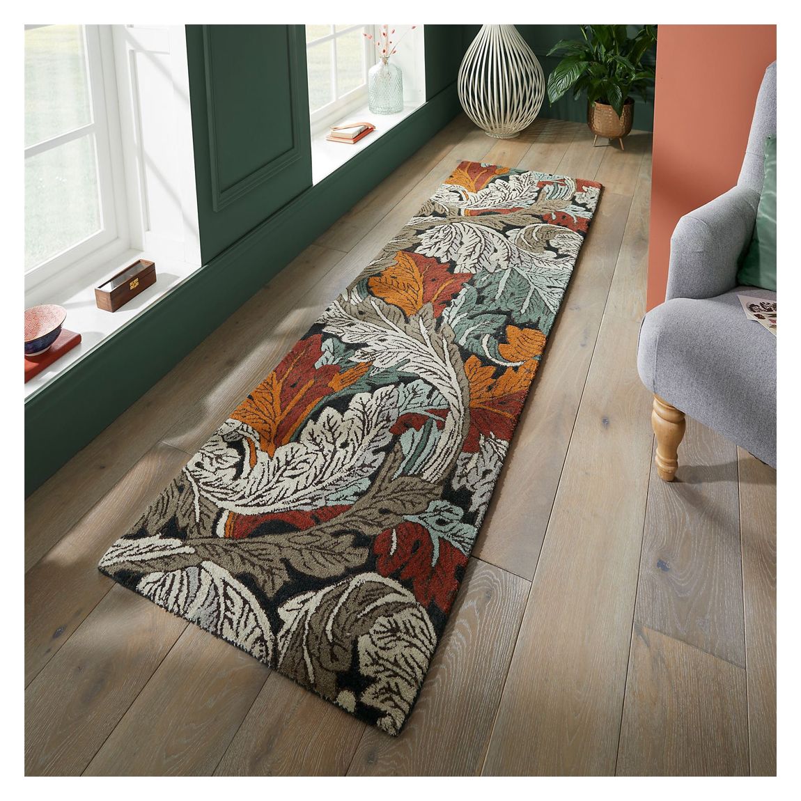 Multi Morris & Co. Acanthus Forest Runner 126900, 70x300 main product photo