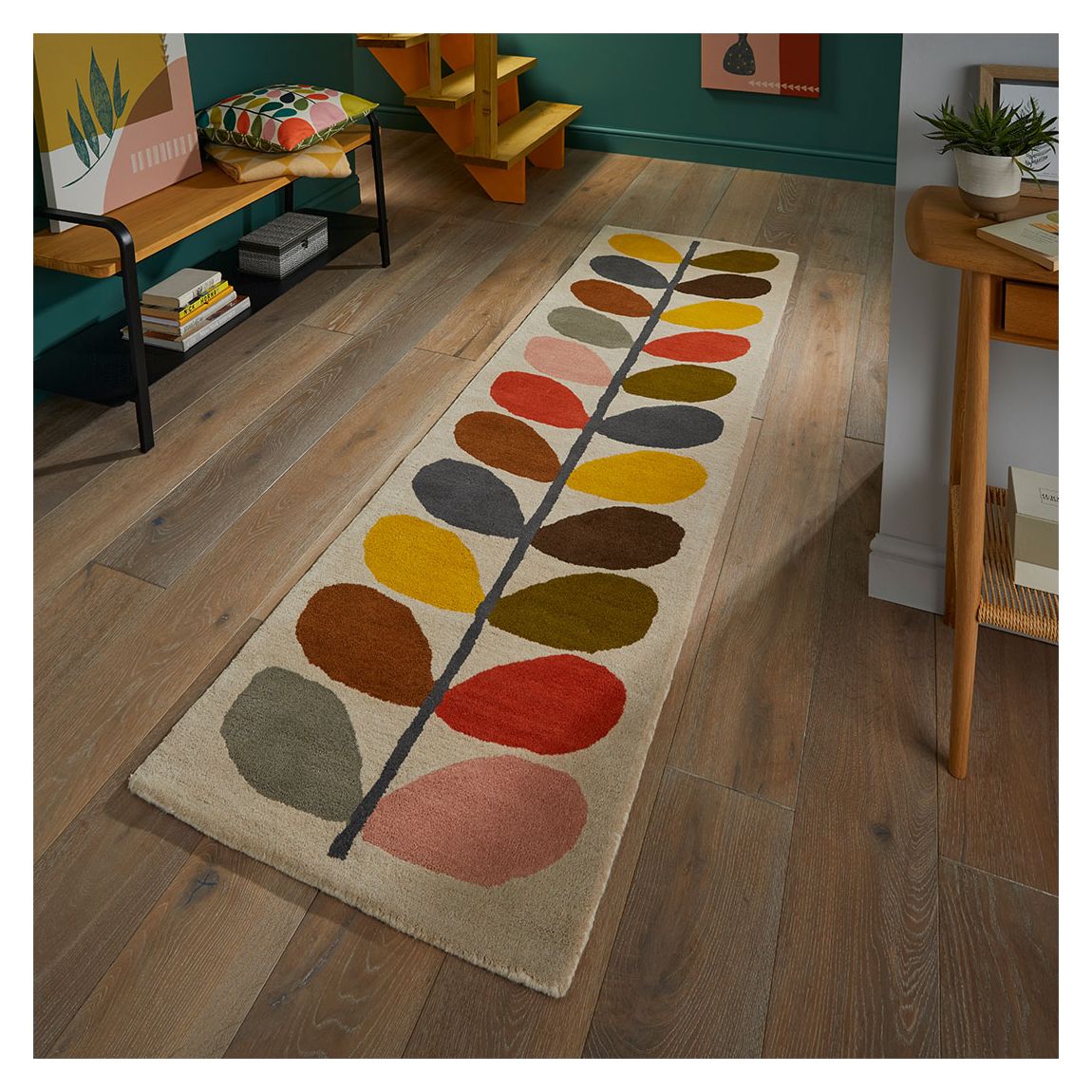 Classic Stem 059505 70x300cm Runner Rug, Multi main product photo