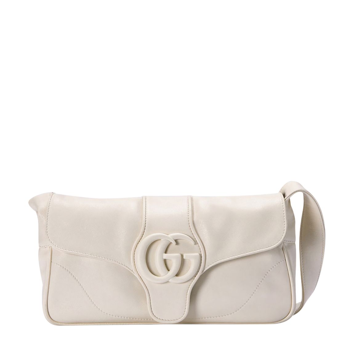 Ivory Gucci Aphrodite Leather Shoulder Bag main product photo