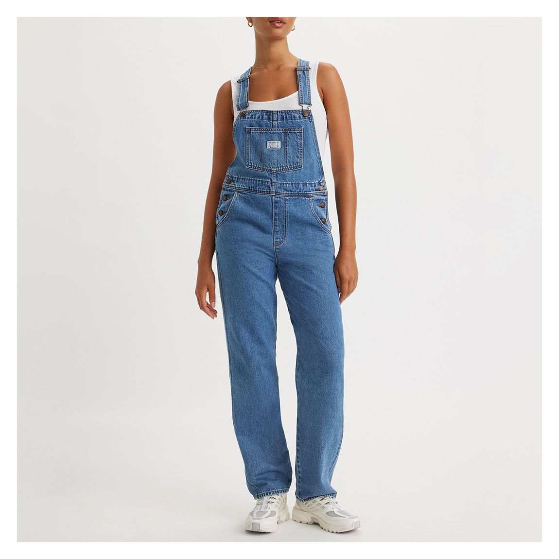 Blue Vintage Denim Overalls main product photo