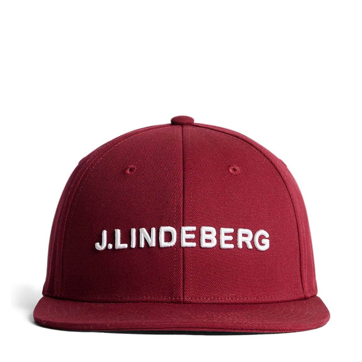 Burgundy Flat Peak Cap main product photo