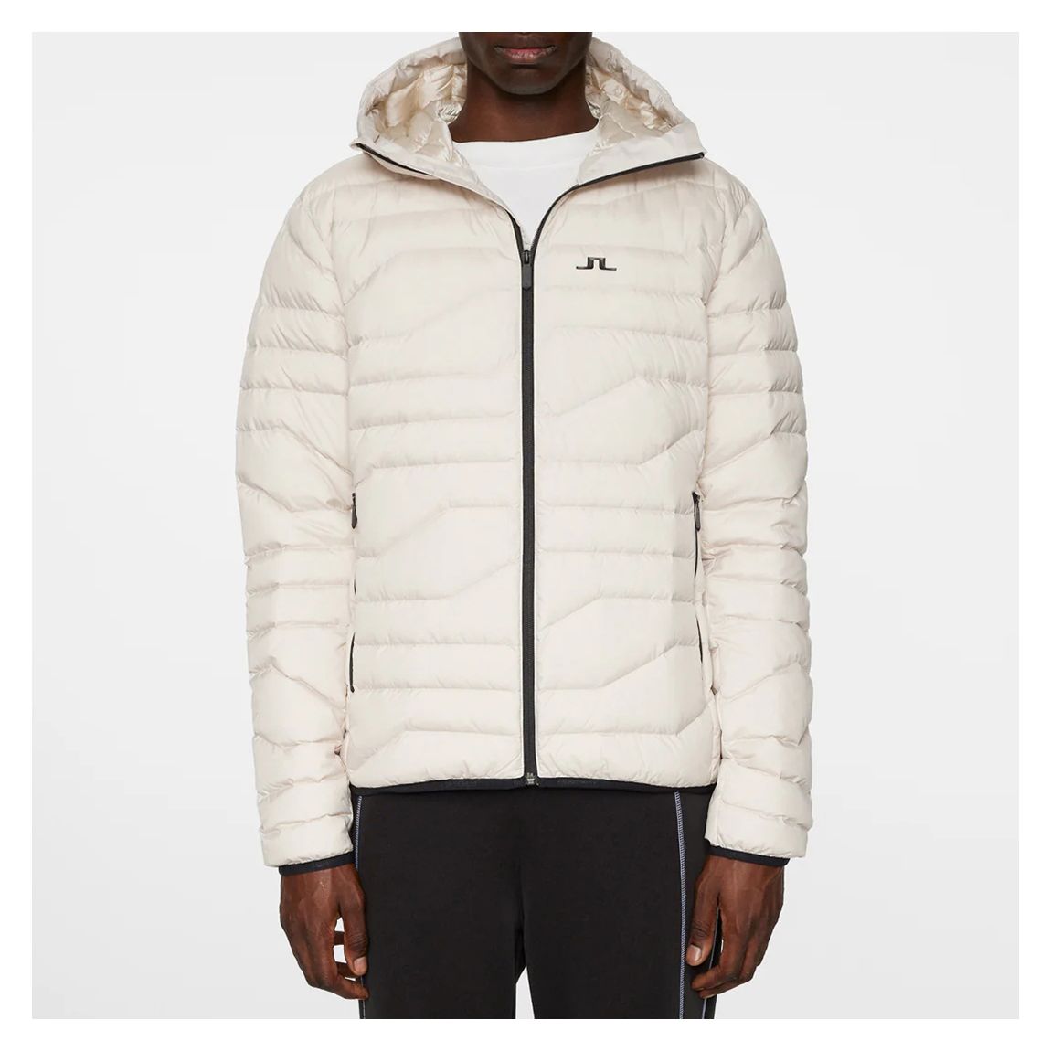 Ivory Cliff Light Down Hood Jacket main product photo