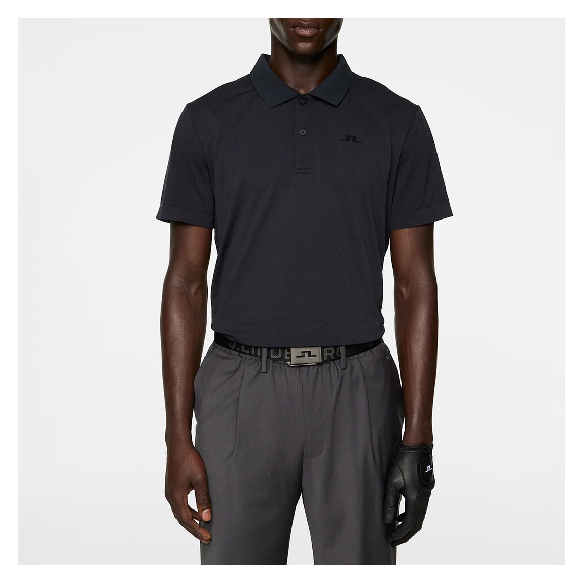 Black Lucius Seamless Polo main product photo