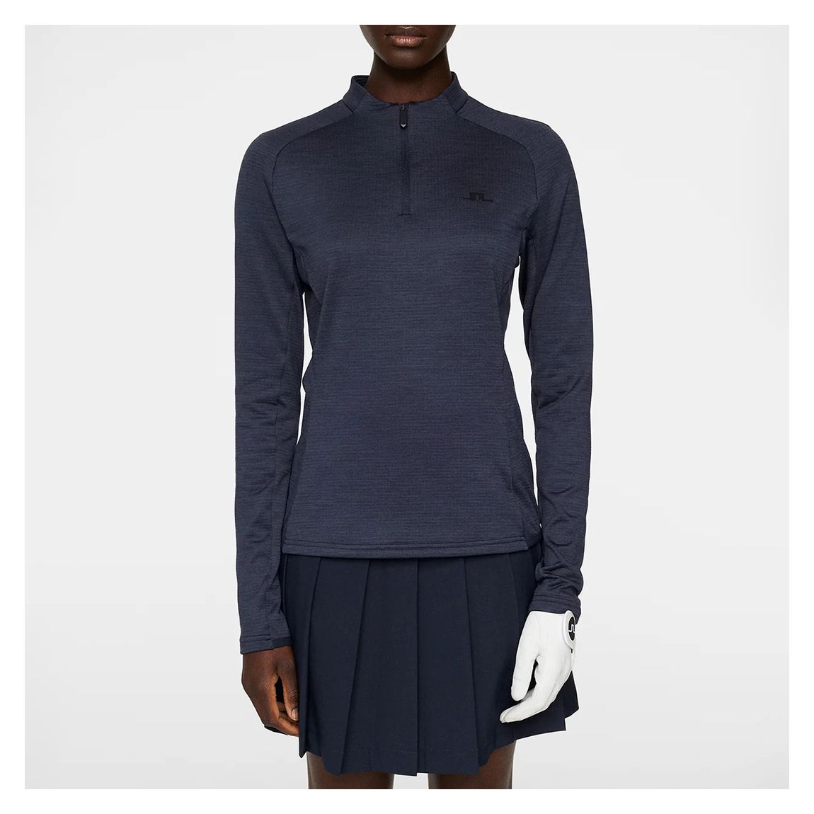 Navy Melange Steffi Mid Layer main product photo
