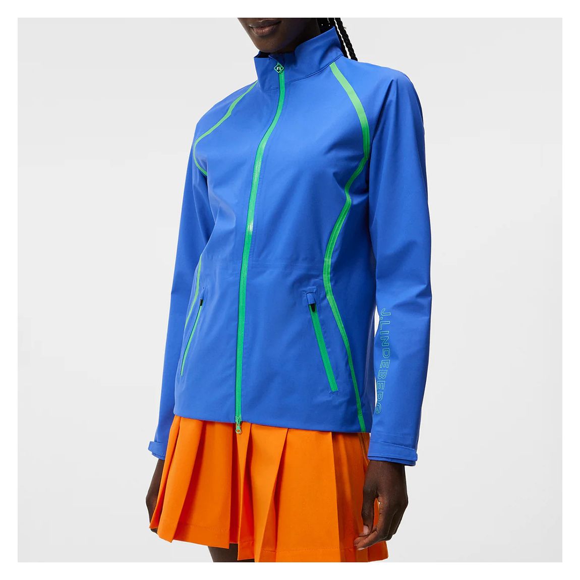 Turquoise Coral Rain Jacket main product photo