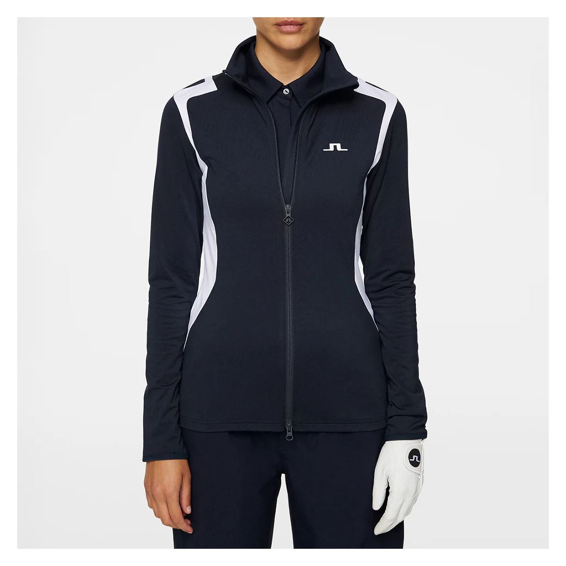 Navy Mae Zip Mid Layer main product photo