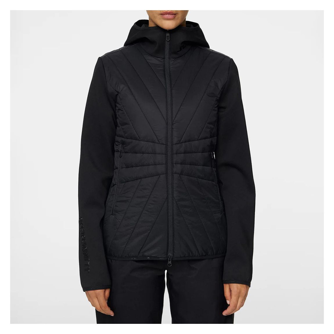 Black Holma Quilt Hybrid Hood main product photo