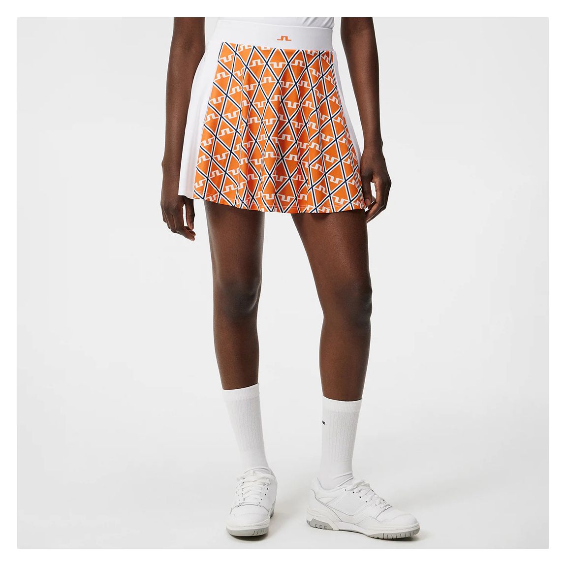 Orange Jenny Print Skirt main product photo