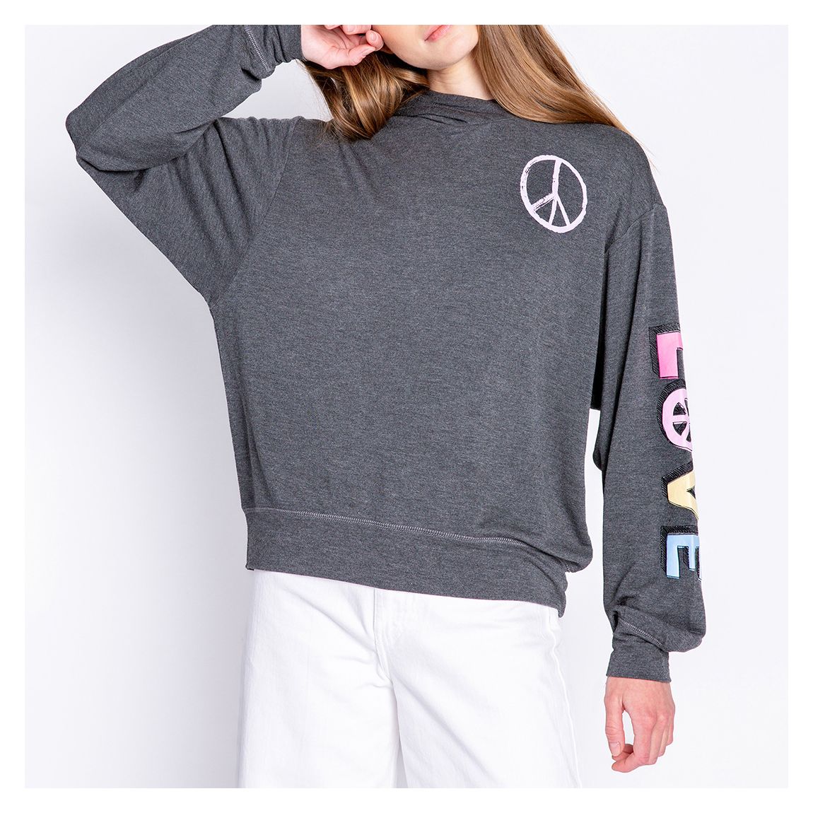 Peace & Love Hoodie main product photo