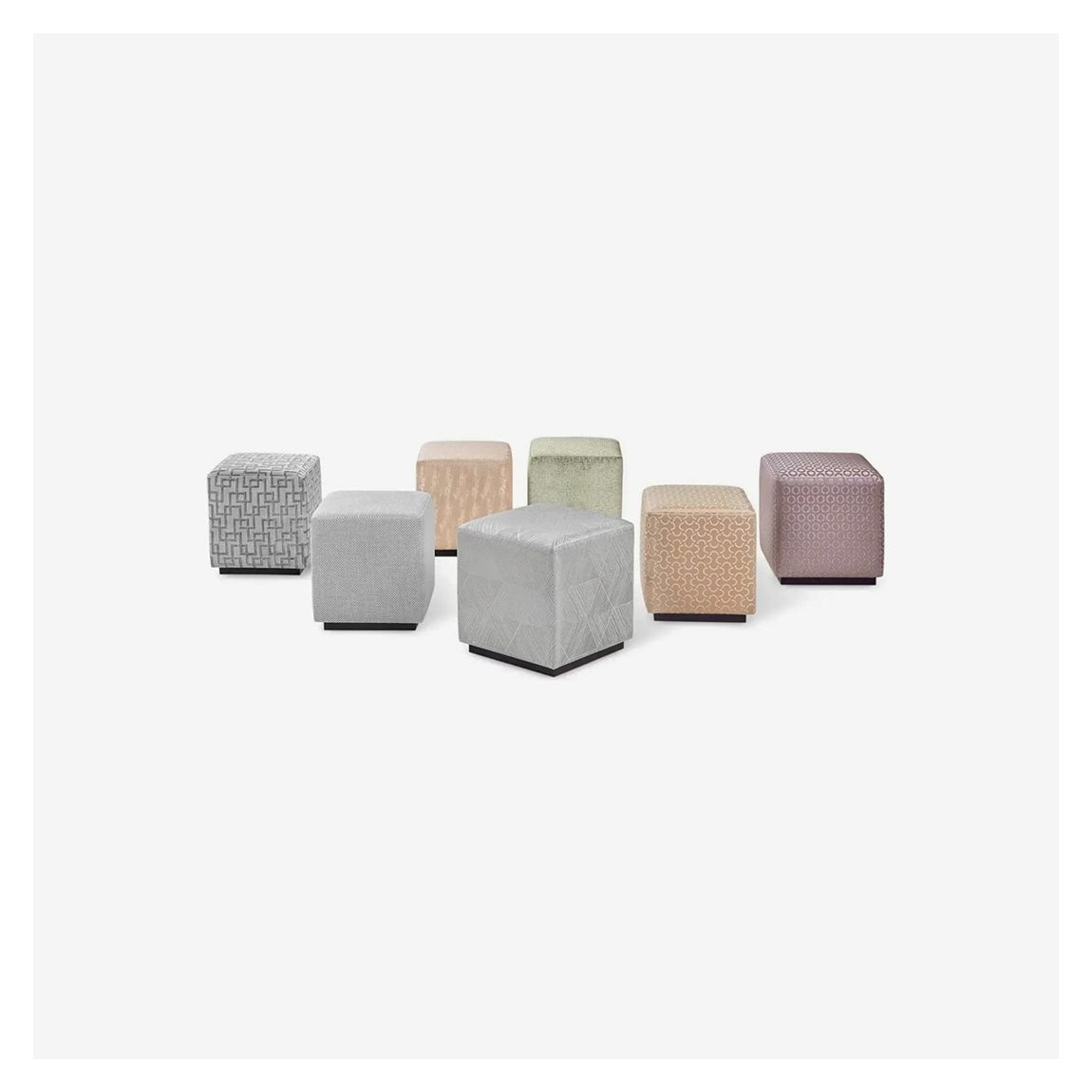 Ottoman A in Multiple Luxury Fabrics and Size Options main product photo