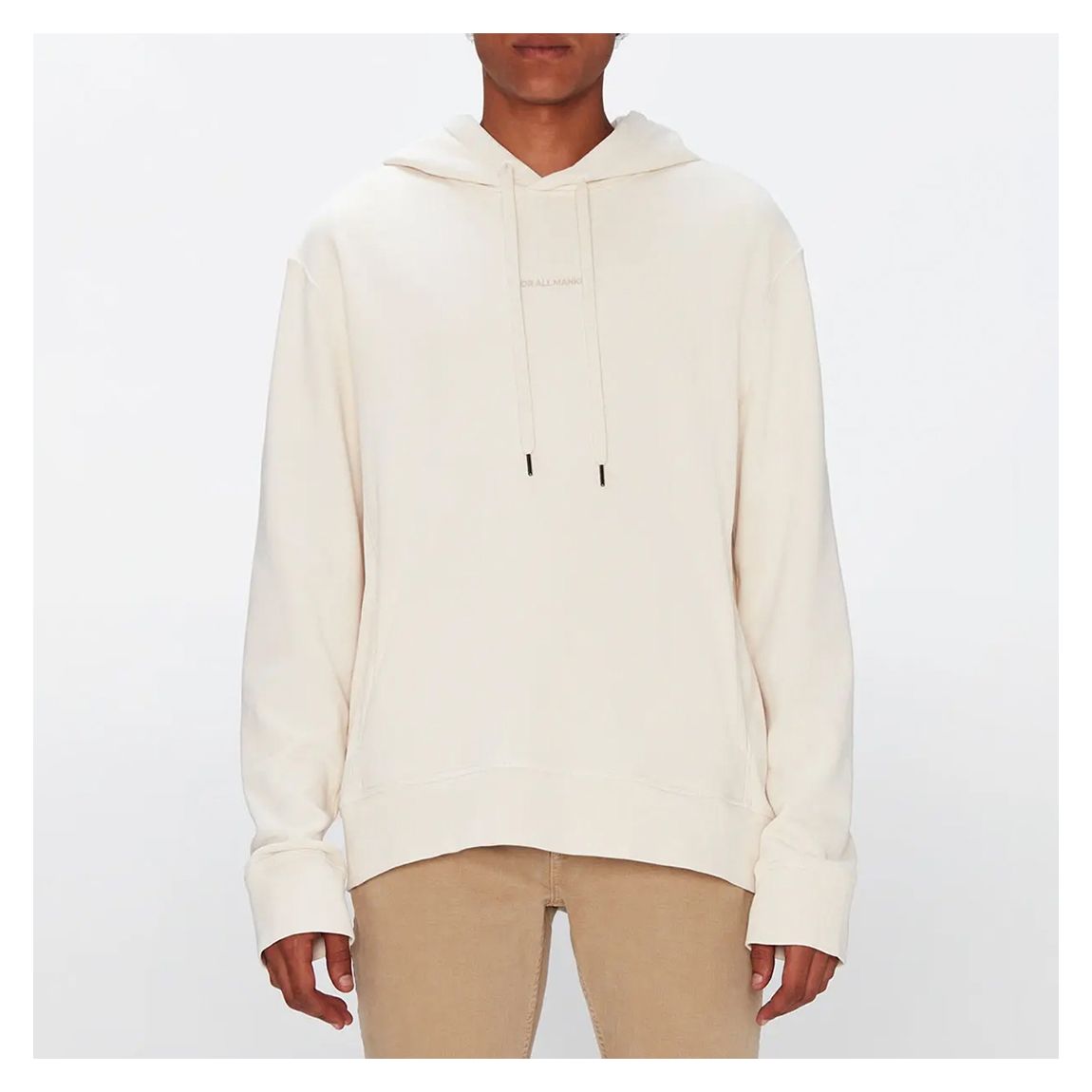 Ecru Dye Mineral Hoodie main product photo
