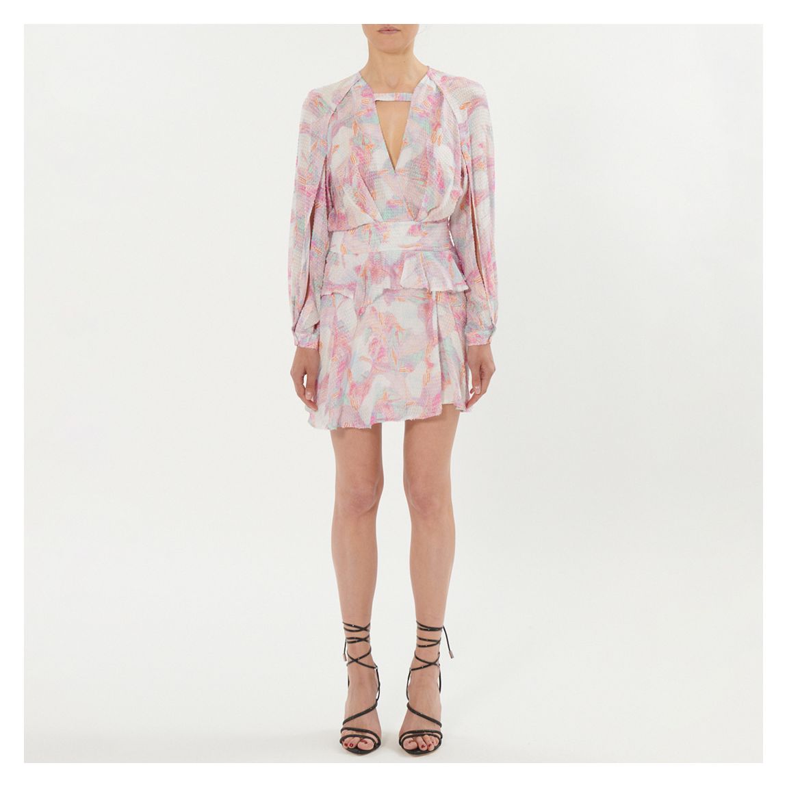Pink Multi Franci Printed Mini Dress main product photo