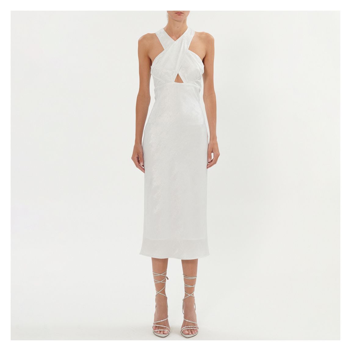 Pearl Calvino Crossover Midi Dress main product photo