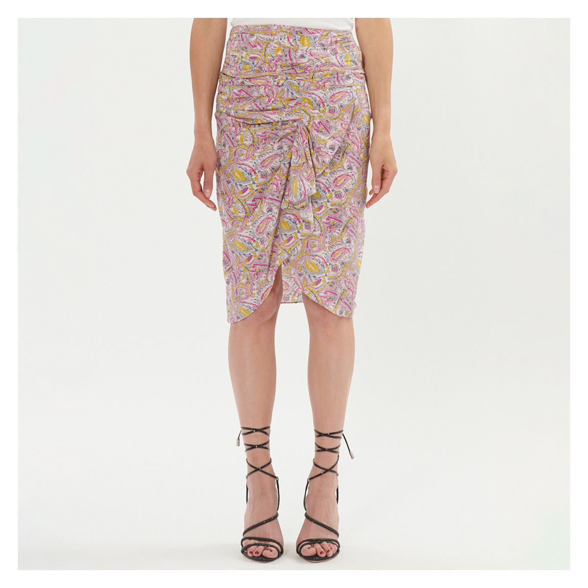 Multi Tamio Printed Midi Skirt main product photo
