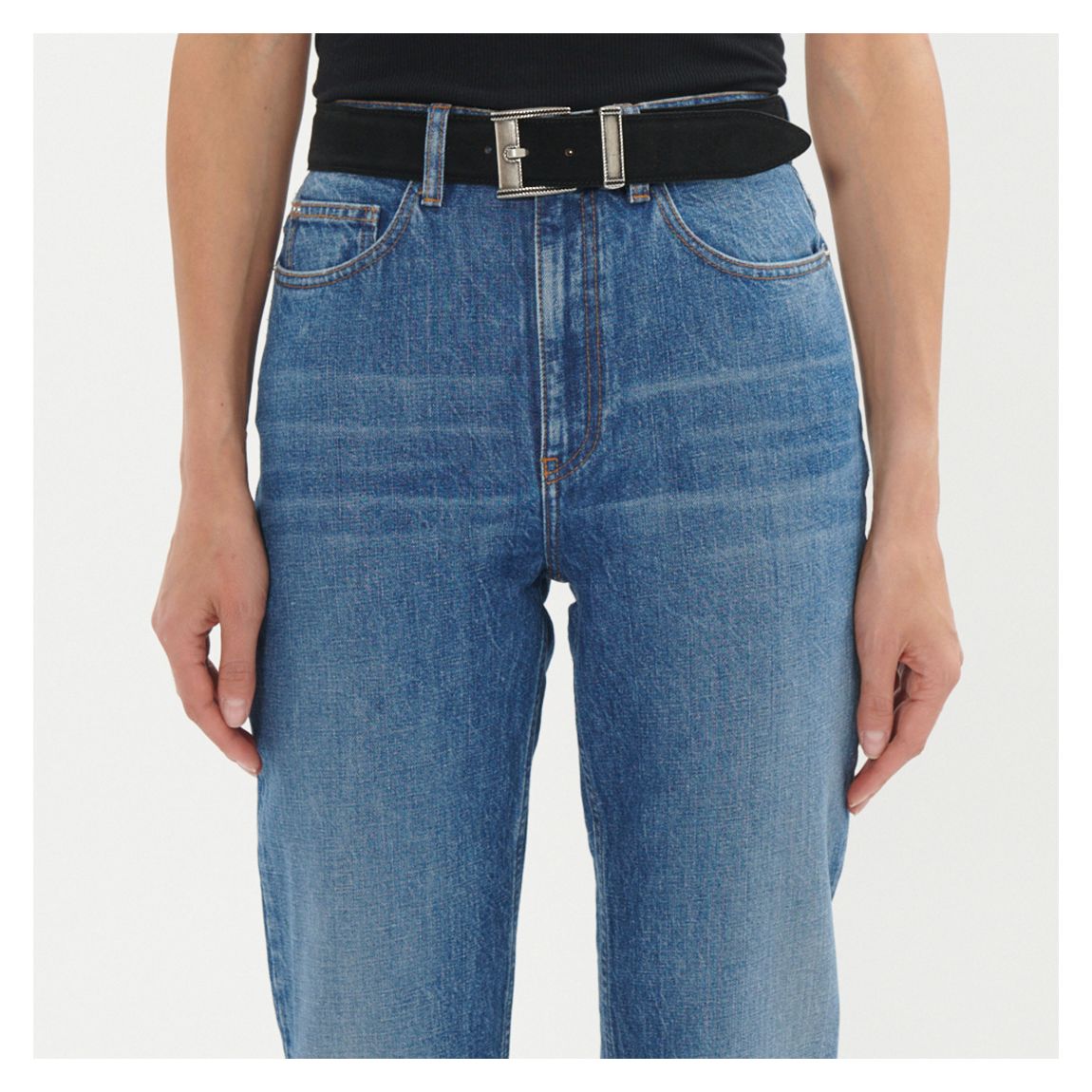 Black Magla Suede Belt main product photo