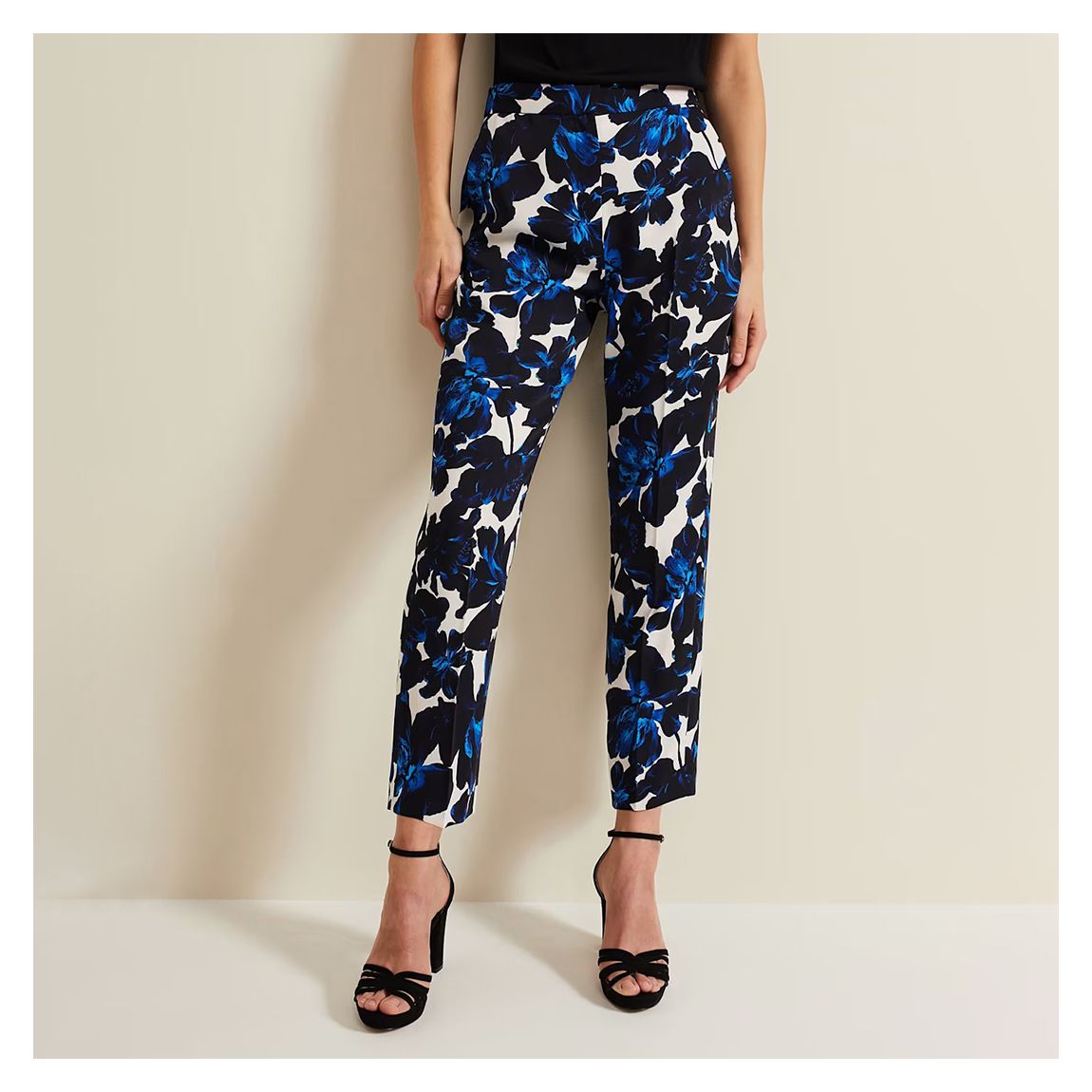 Blue Caddie Floral Suit Trouser main product photo