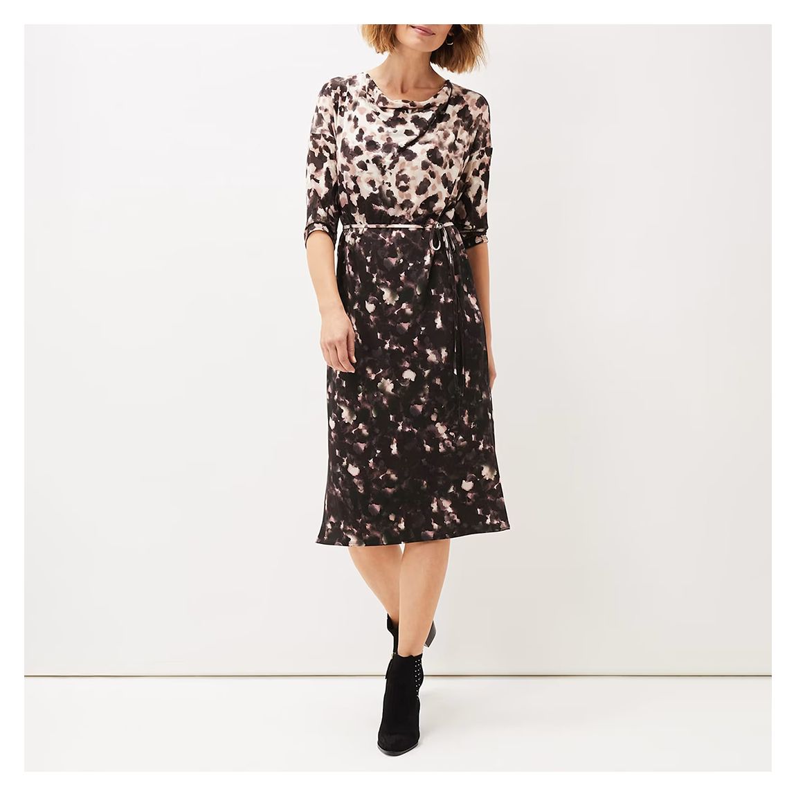 Multi Corrie Abstract Spot Print Dress main product photo