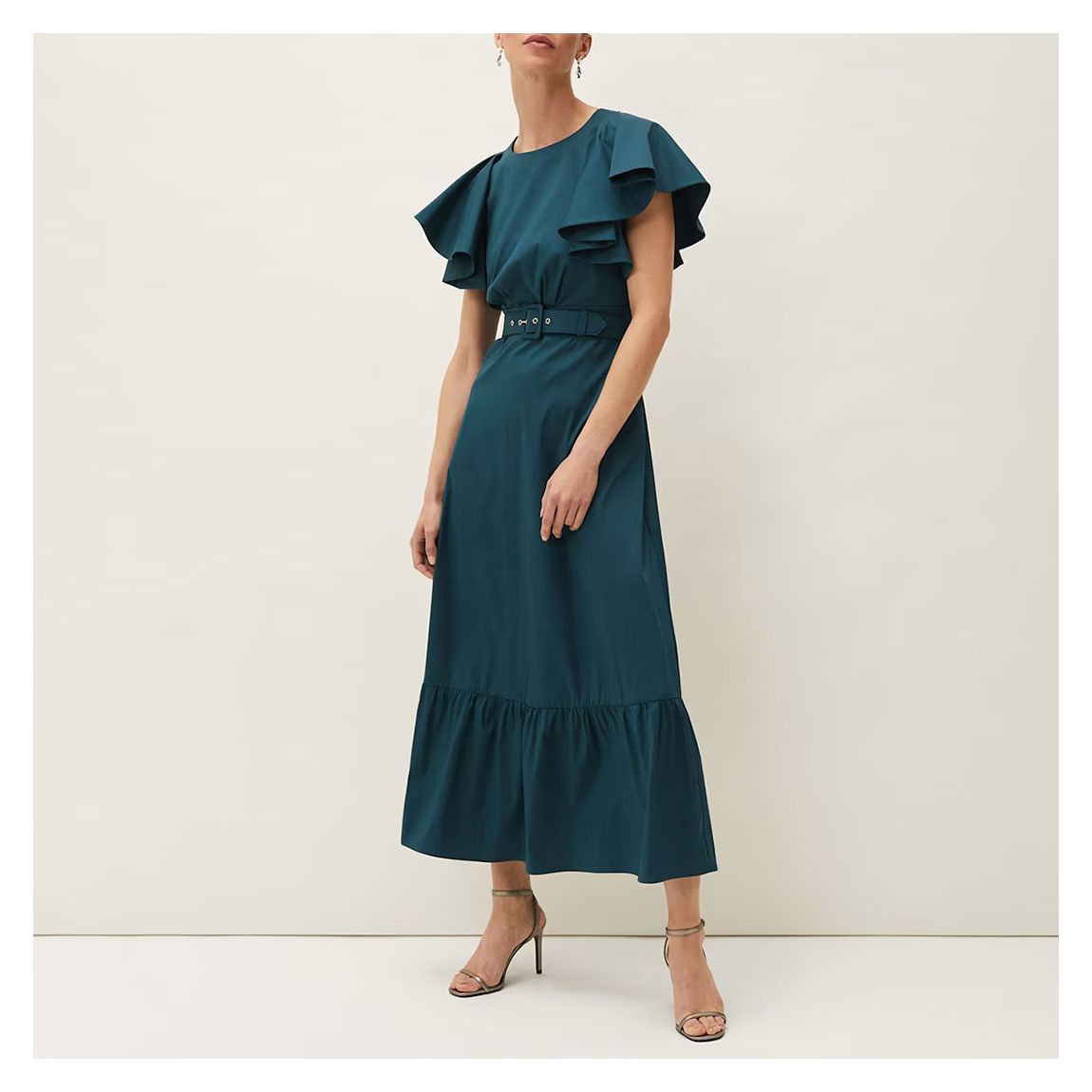 Blue Dinah Frill Maxi Dress main product photo