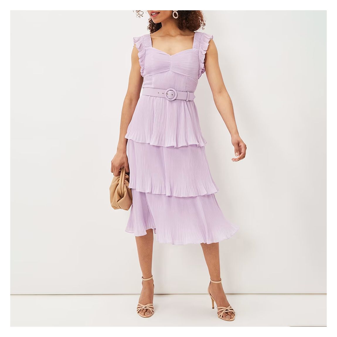 Lilac Skyler Ruffle Dress main product photo
