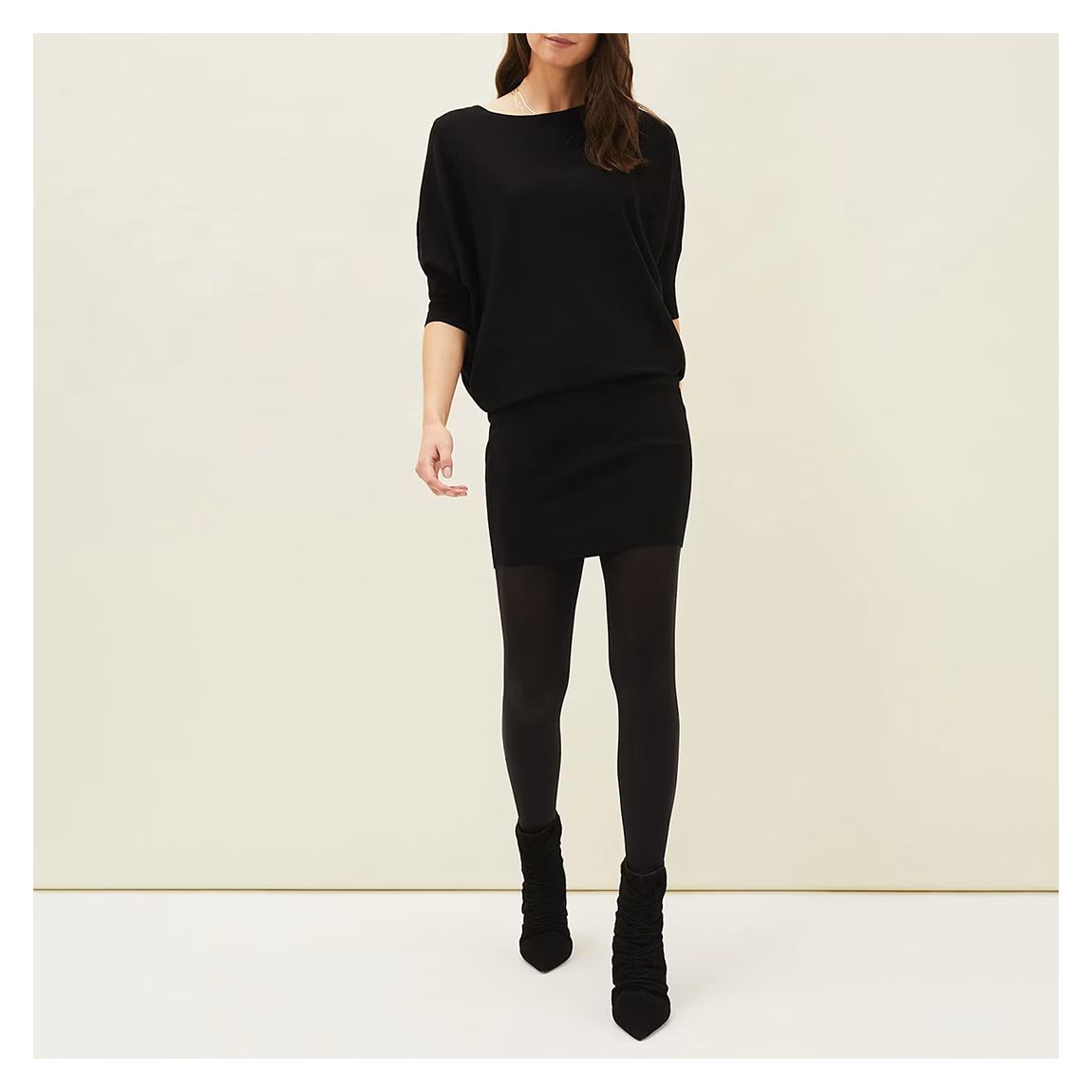 Black Becca Batwing Mini Dress main product photo