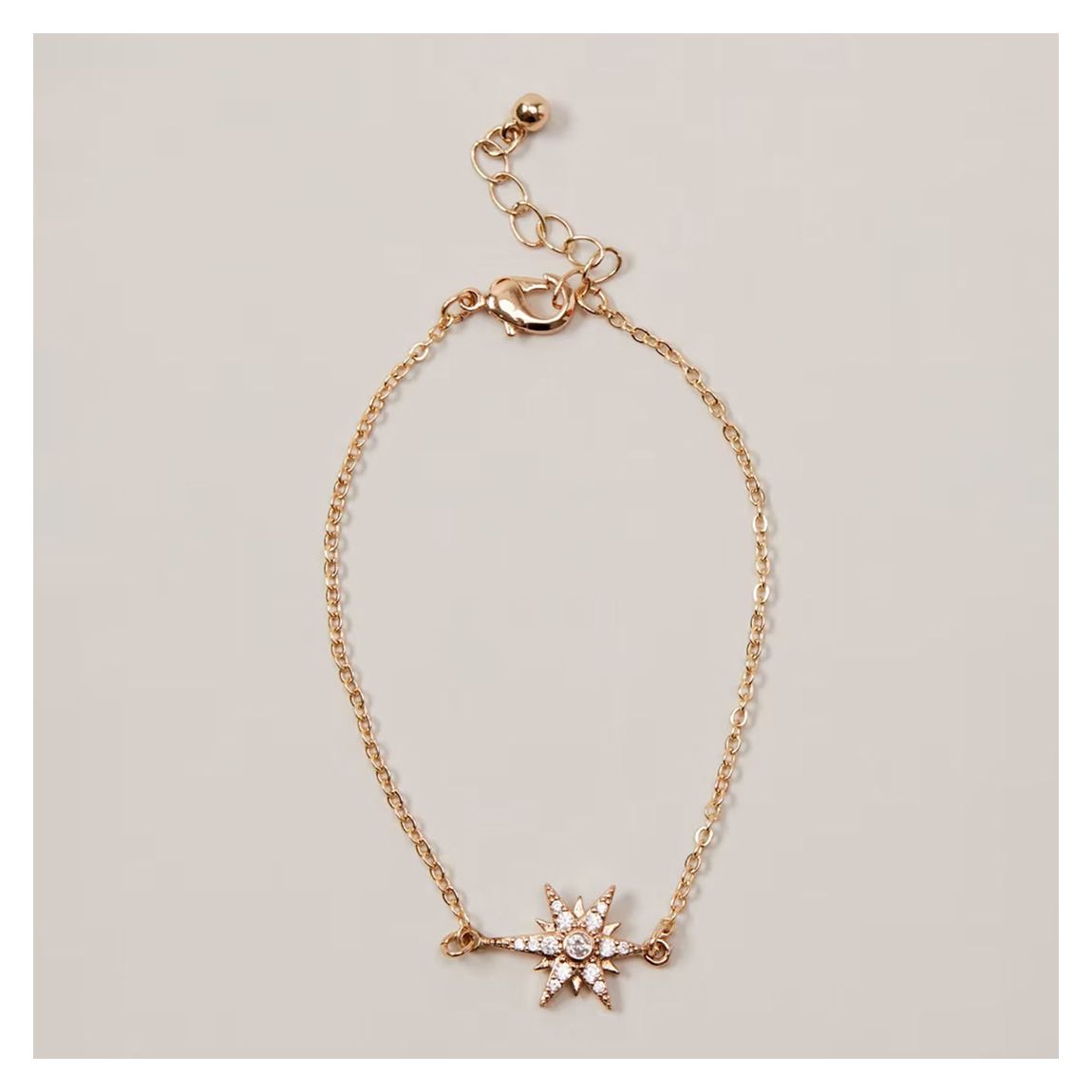 Gold Star Pendant Bracelet main product photo