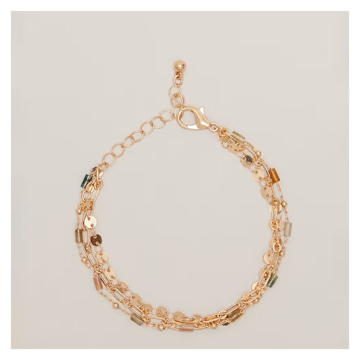 Gold Chain Bracelet Set main product photo