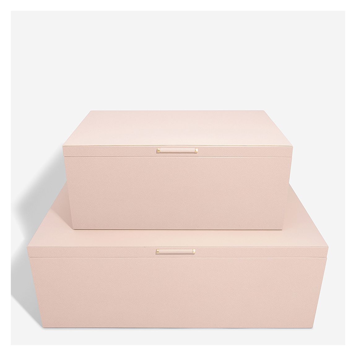 Blush Pink Storage Box - Set of 2 main product photo