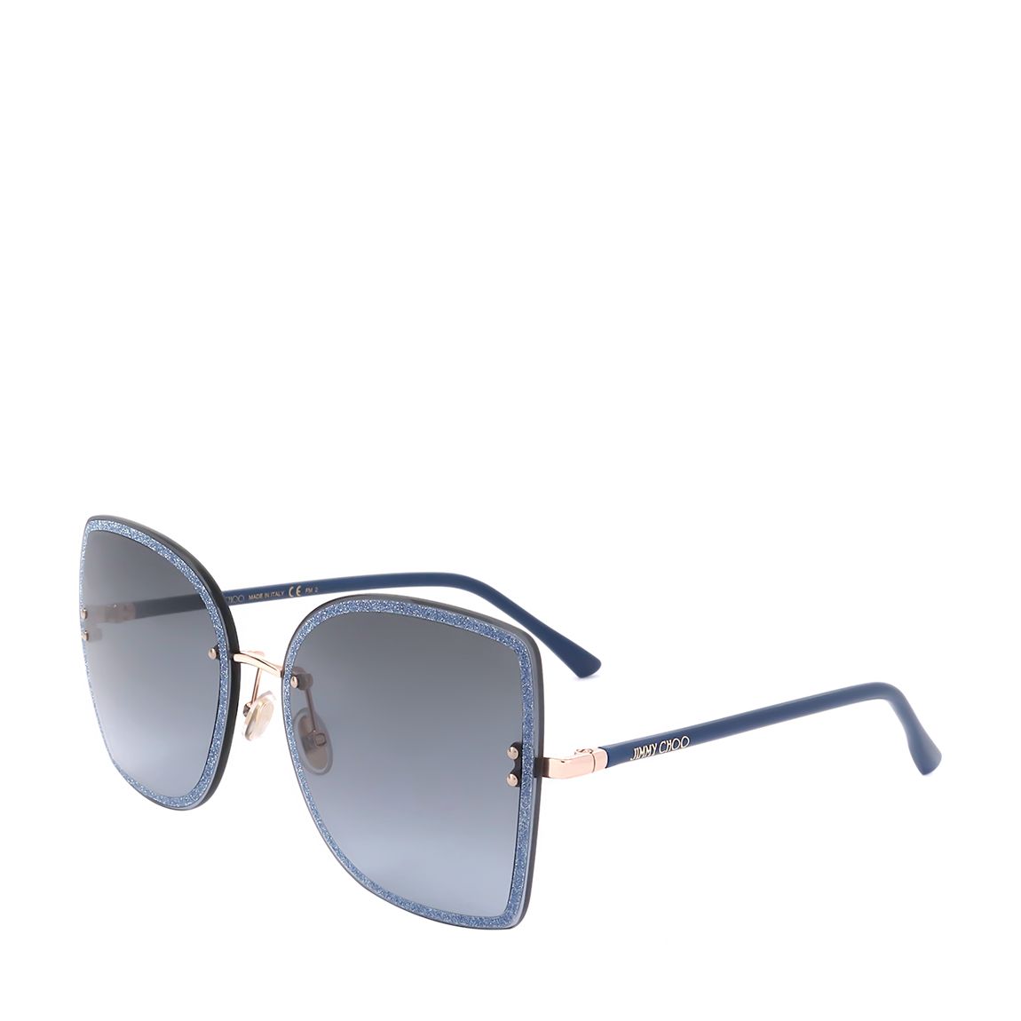 Jimmy Choo Women's Sunglasses LETI/S LKS Gold Blue/Grey Shaded Blue main product photo