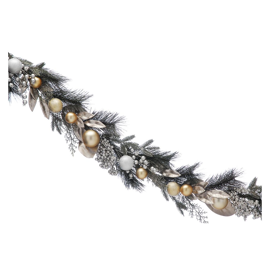 Gold Ball/Berries Garland, 152cm main product photo