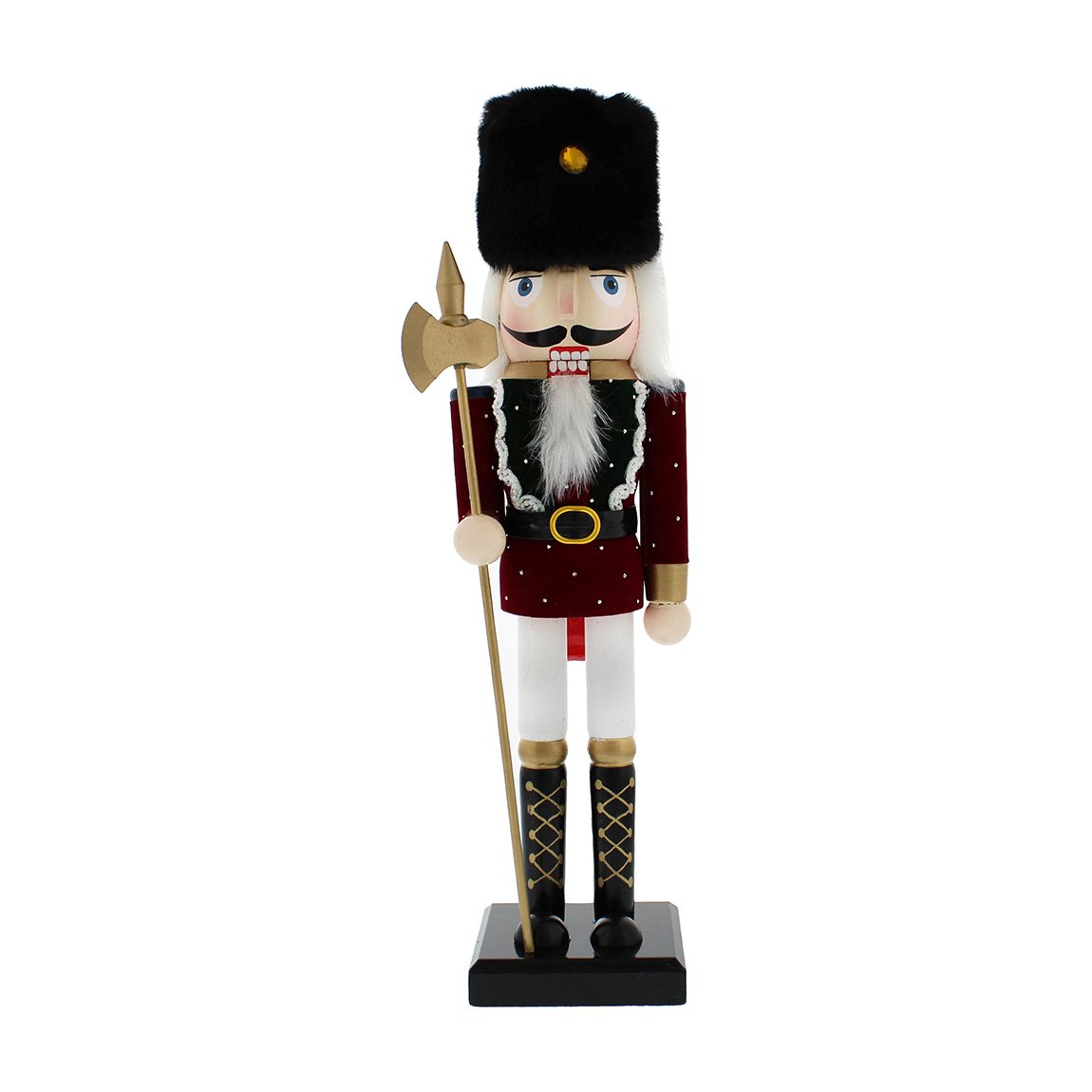 Wooden Nutcracker With Hat, 38cm main product photo