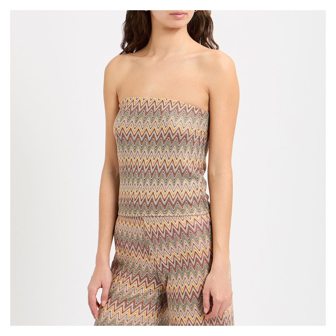 Sage Zig Zag Bandeau Top main product photo