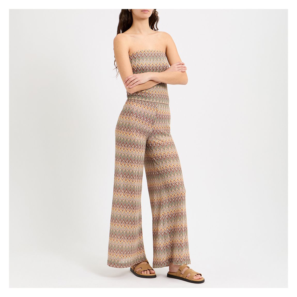 Sage Zig Zag Trouser main product photo