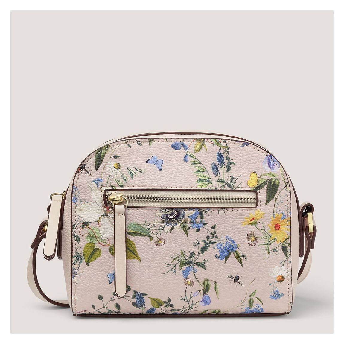 White Floral Anouk Crossbody Bag main product photo