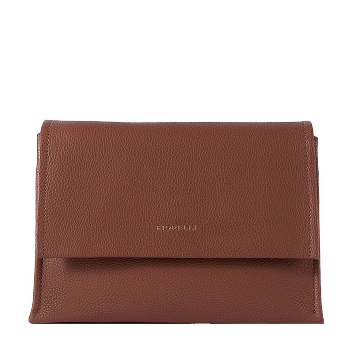 Tan Cassidy Flapover Crossbody Bag main product photo