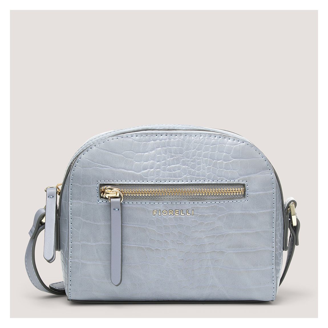 Steel Blue Croc Anouk Crossbody Bag main product photo