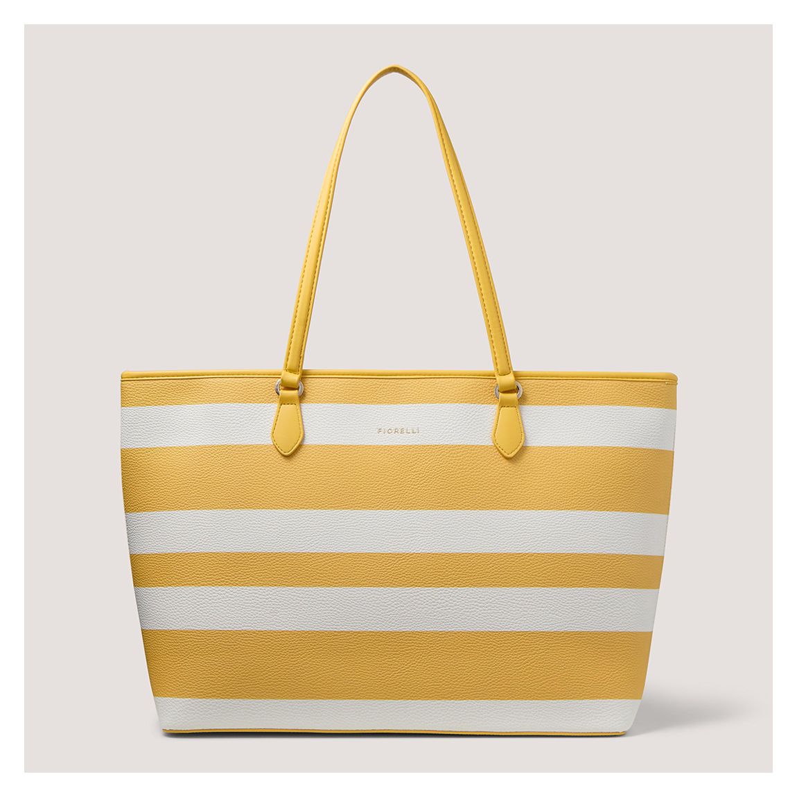 Yellow Stripe Thea Tote Bag main product photo