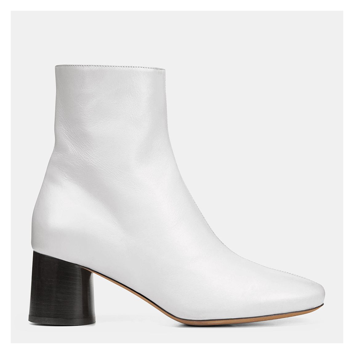 Women's Off White Tasha Heeled Ankle Boots main product photo