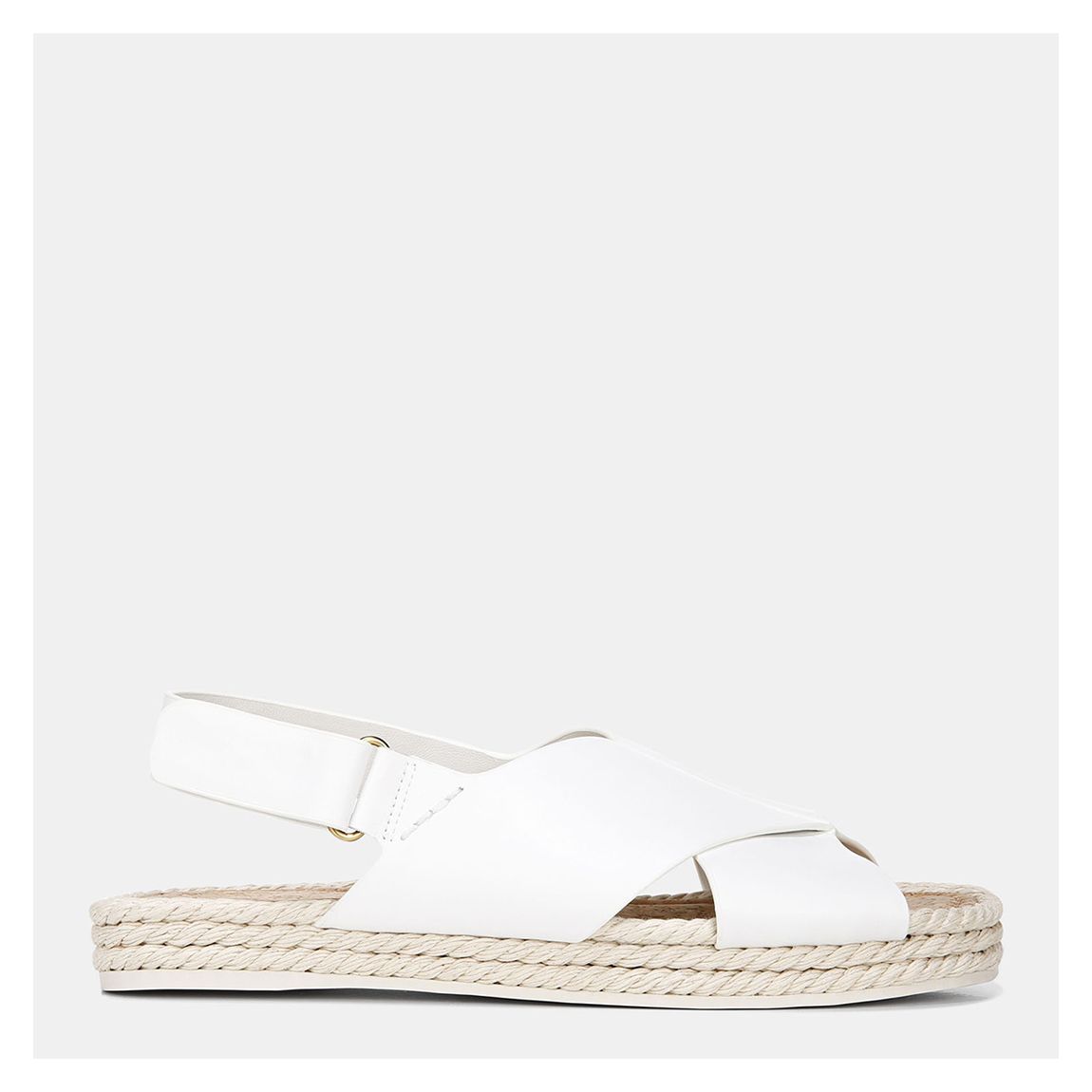 Women's White Essen Slingback Espadrilles main product photo
